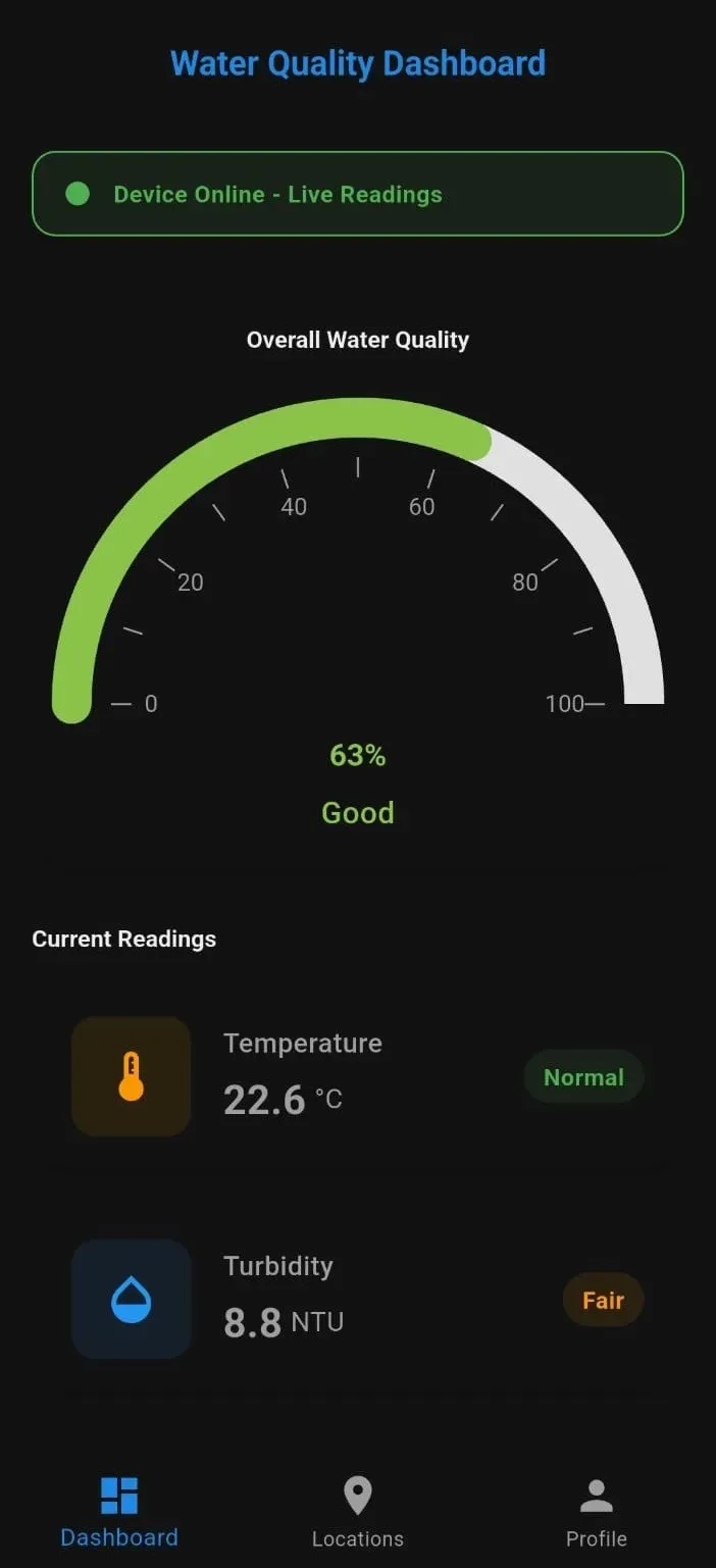 Aqua Sense water monitoring screenshot 8