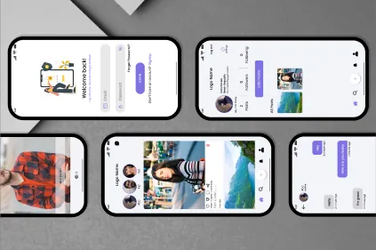 Flickly social app screenshot