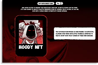 HoodyGang NFT minting site screenshot 3