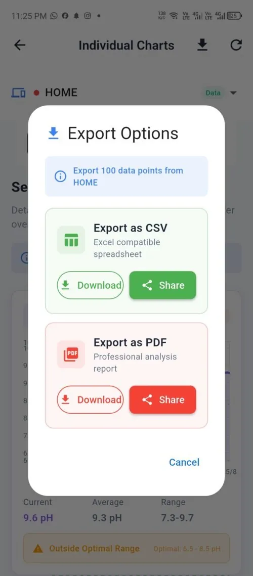 Naqaa water quality app screenshot 8