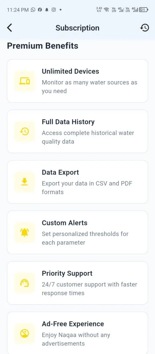 Naqaa water quality app screenshot 10